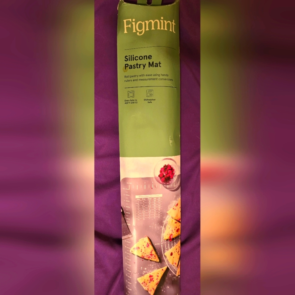 Figmint Green Silicone Pastry Mat